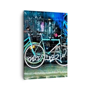 Quadro em tela - A cidade chama - 50x70 cm