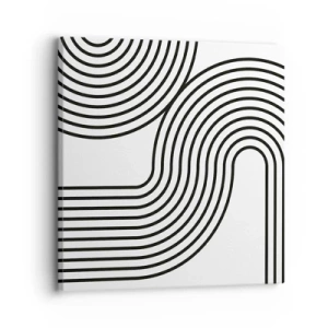 Quadro em tela - Na curva - 30x30 cm