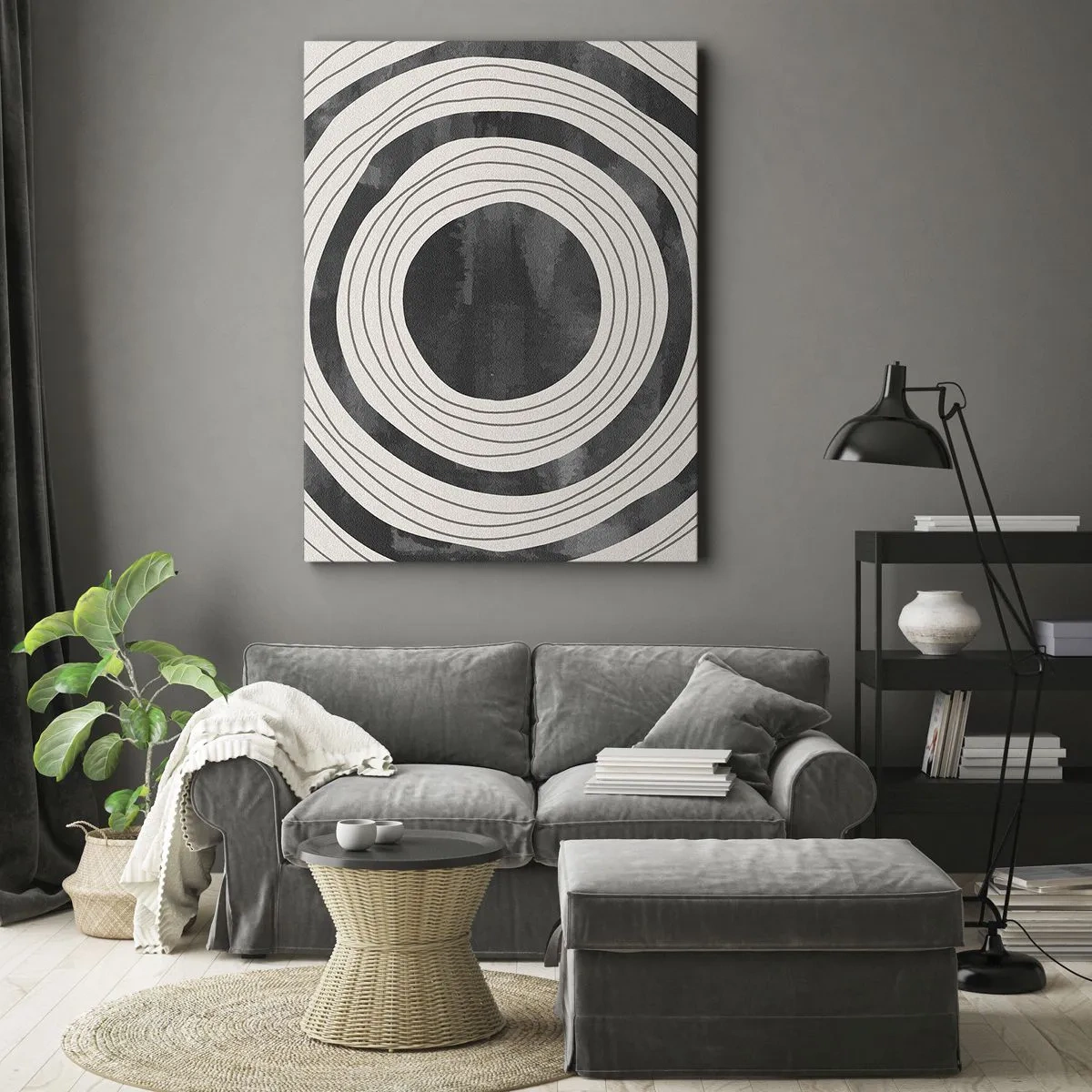 Quadro em tela - Direito ao ponto - 80x120 cm