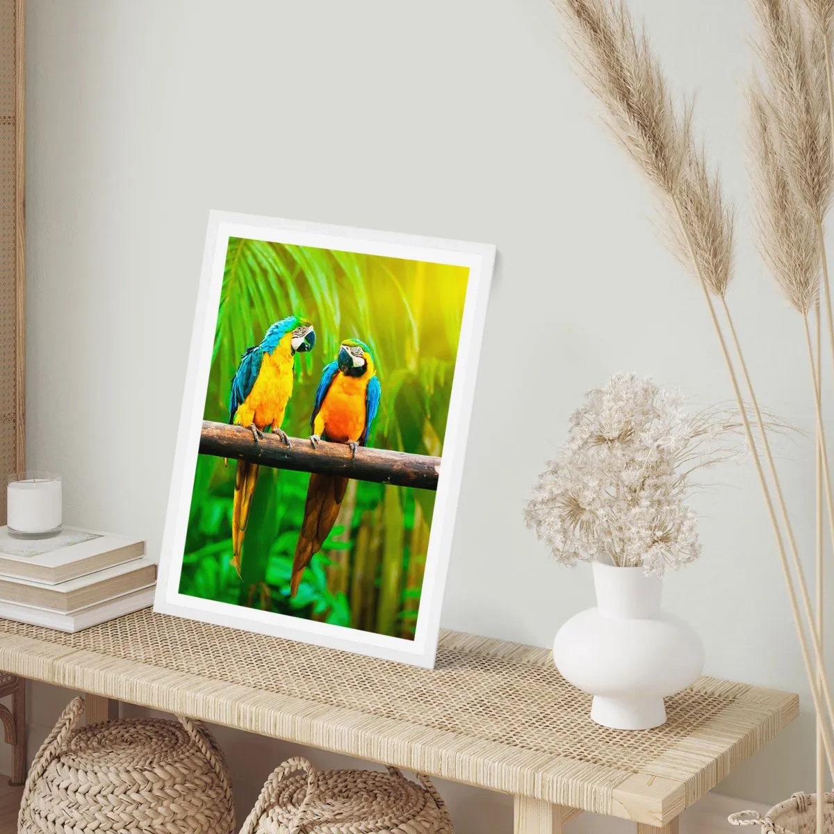 Pôster em moldura branca - E ouviste dizer que ela...? - 50x70 cm