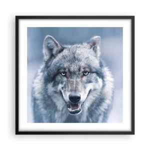 Pôster com moldura preta - Vai aceitar o desafio? - 50x50 cm