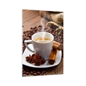 Quadro em vidro - Sabor e aroma picantes - 70x100 cm