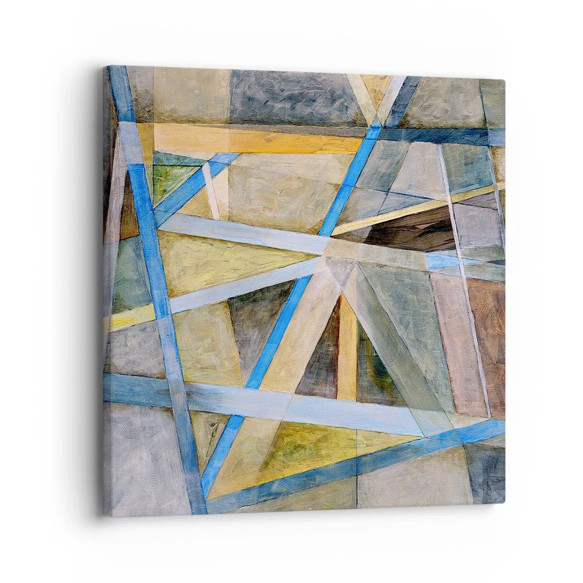 Quadro em tela - Em linha reta ou na diagonal? - 30x30 cm