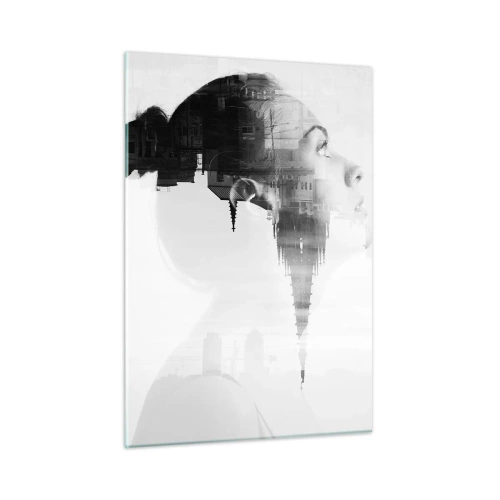 Quadro em vidro - Em ambos os lados do vidro - 50x70 cm