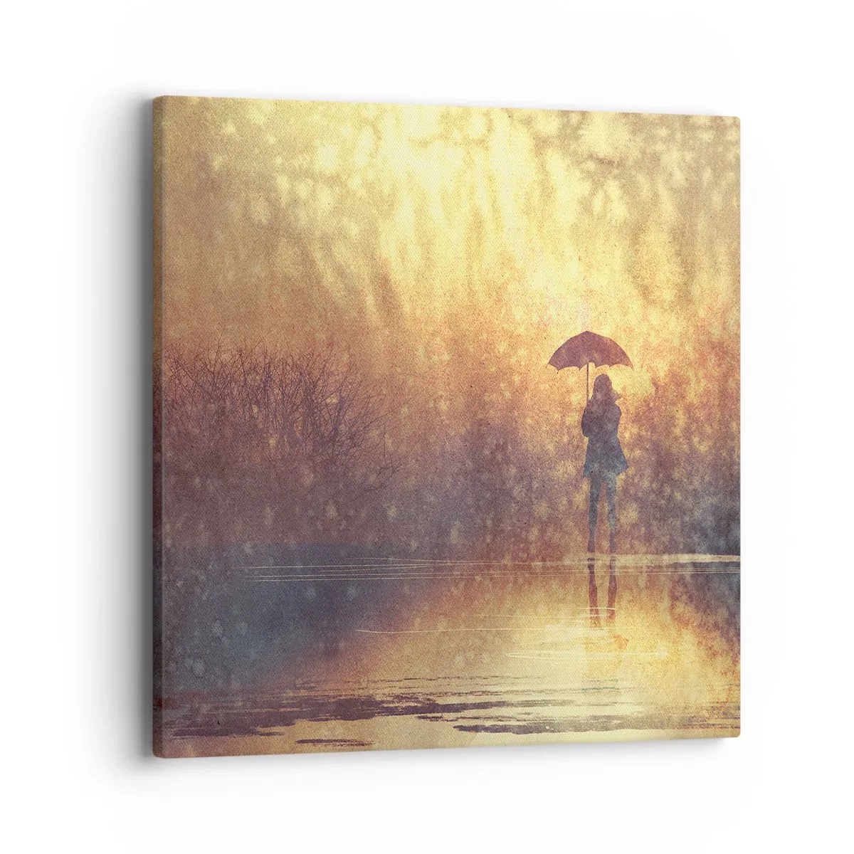 Quadro em tela - Sinto alguém a olhar para mim - 40x40 cm