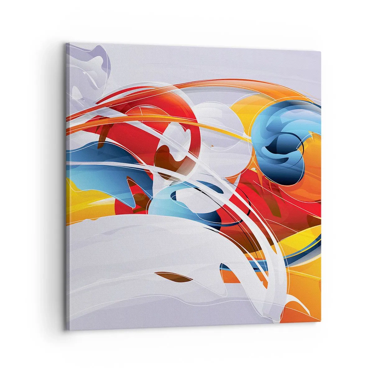 Quadro em tela - A dança dos elementos da natureza - 60x60 cm