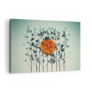 Quadro em tela - Sol japonês - 100x70 cm