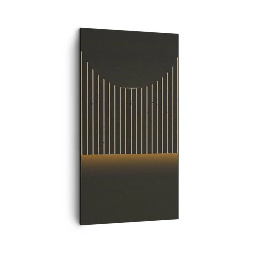 Quadro em tela - Explorar a escuridão - 45x80 cm