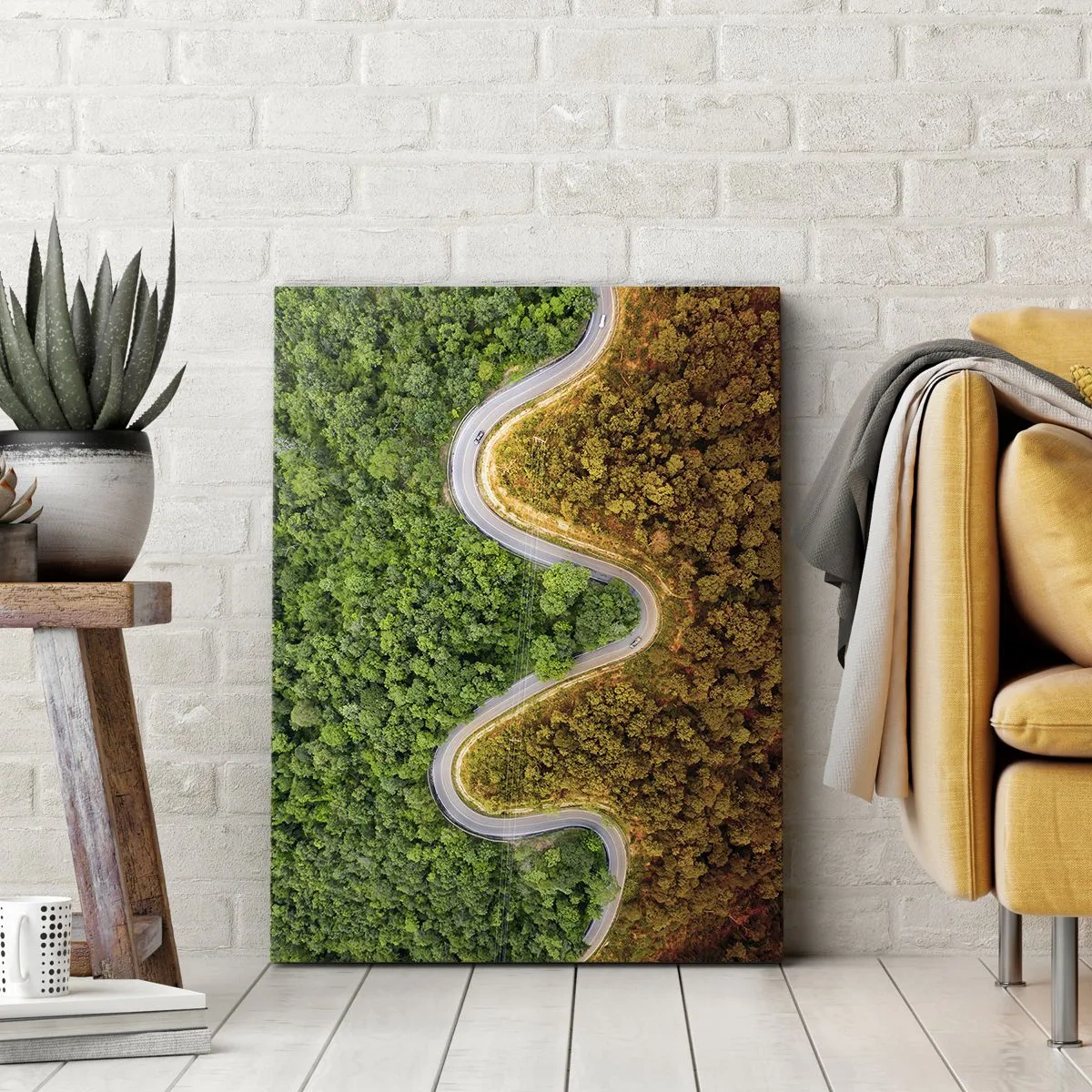 Quadro em tela - Fronteiras e descobertas - 50x70 cm