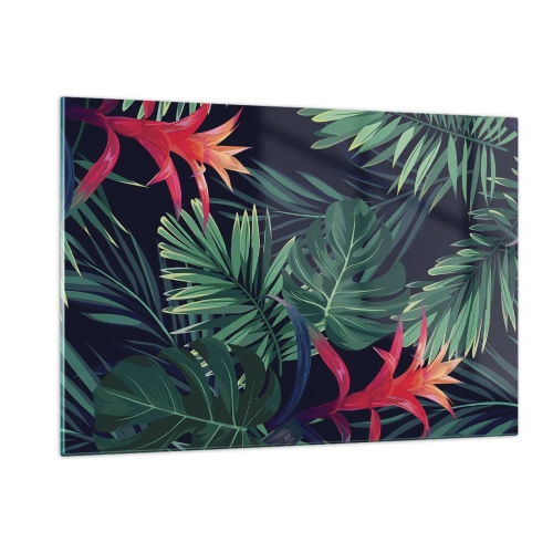 Quadro em vidro - Queimar em verde - 120x80 cm