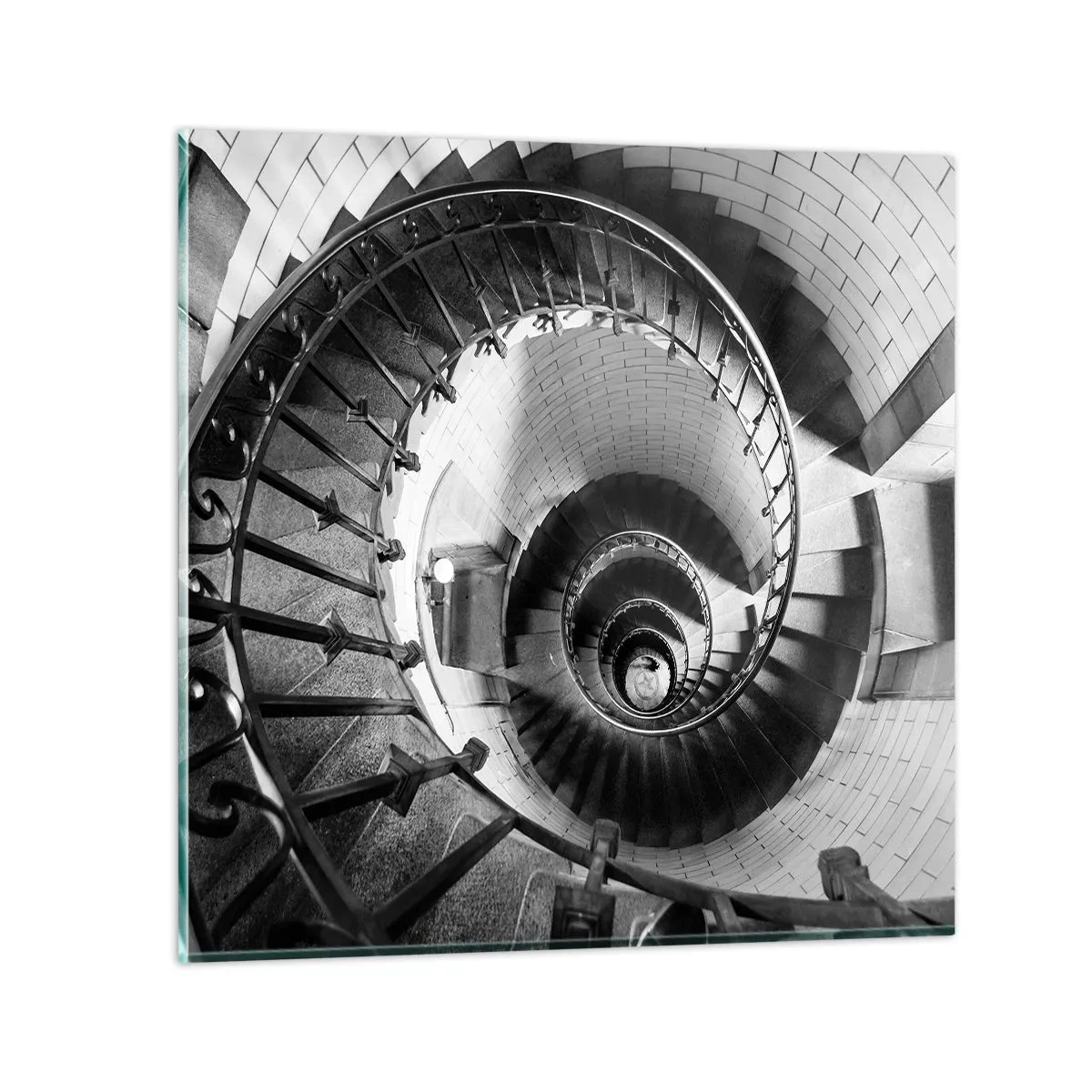 Quadro em vidro - Cada vez mais alto - 50x50 cm