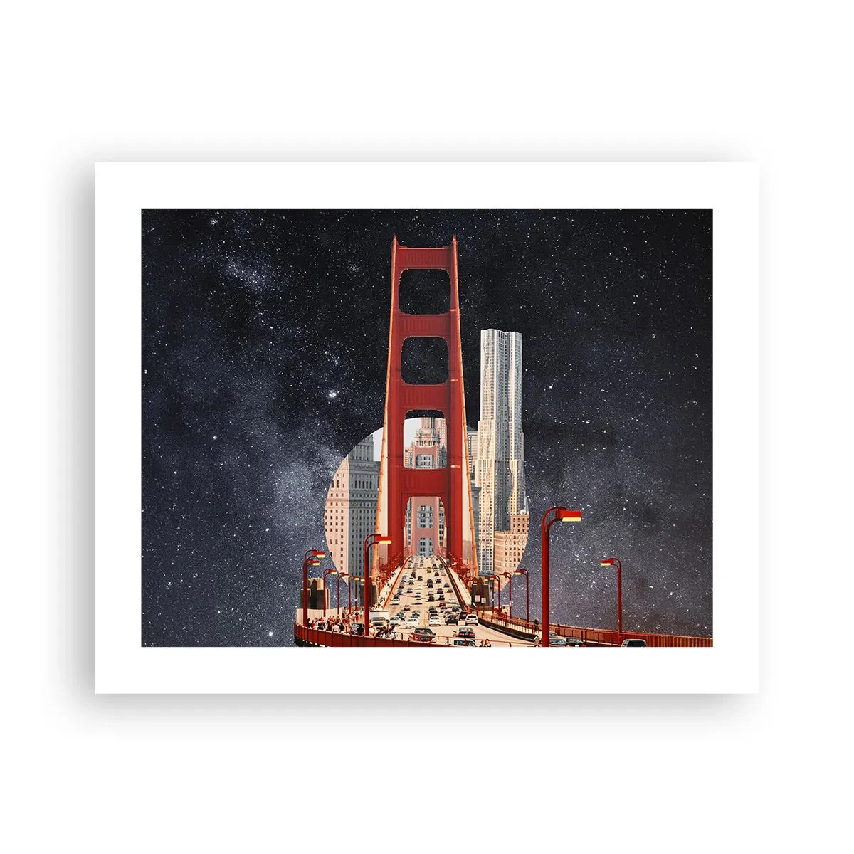Pôster - Sempre no centro - 50x40 cm