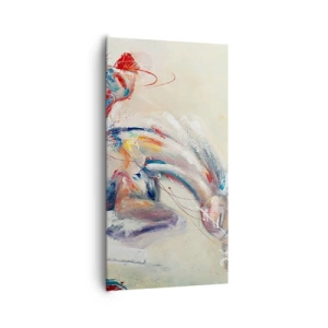 Quadro em tela - Segure-se, vamos pular - 65x120 cm