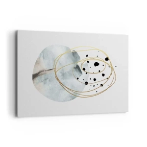 Quadro em tela - No abraço ao espaço - 100x70 cm