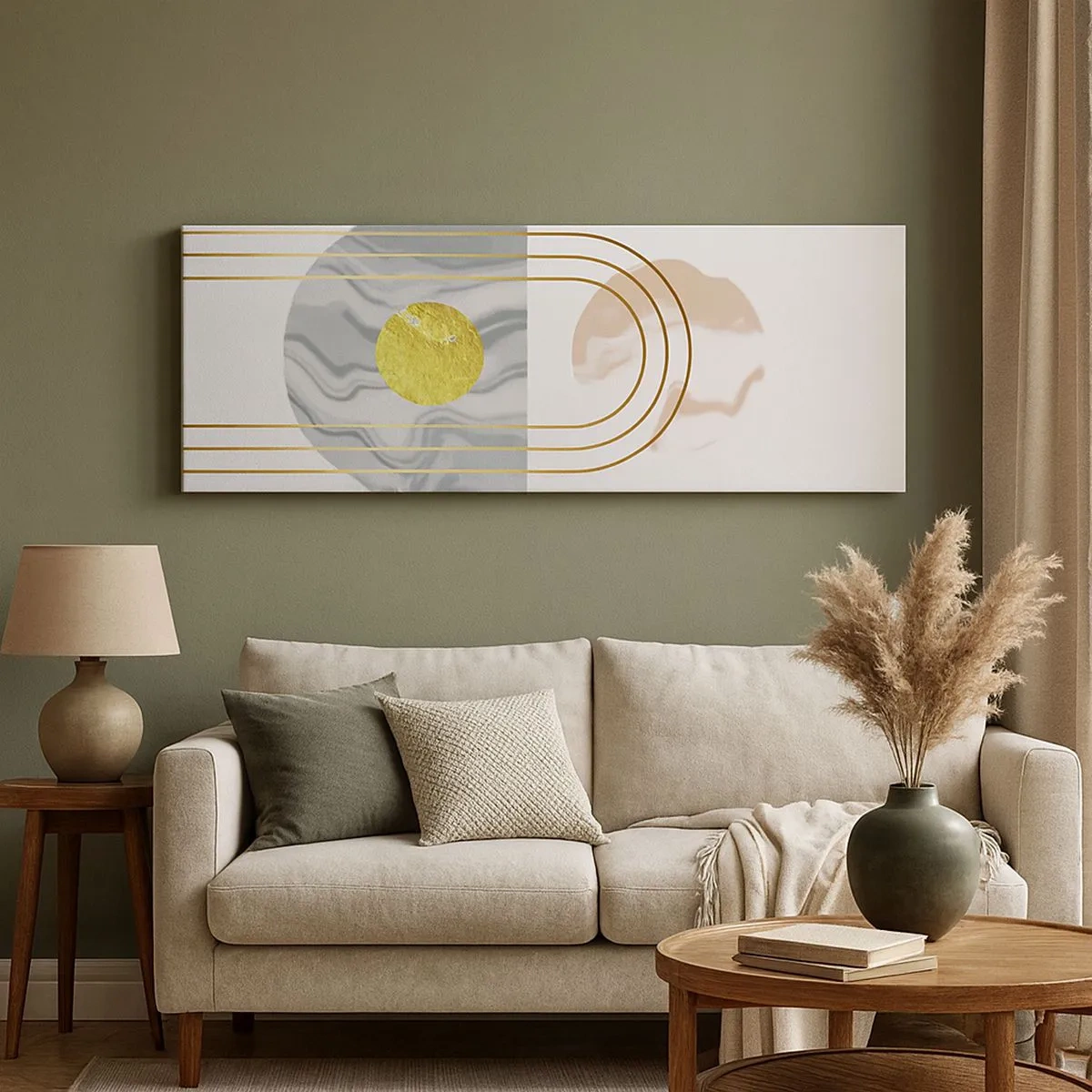 Quadro em tela - Brilho e claridade - 100x40 cm