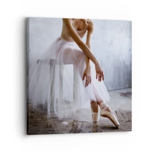 Quadro em tela - Antes das luzes da ribalta ascenderem - 30x30 cm