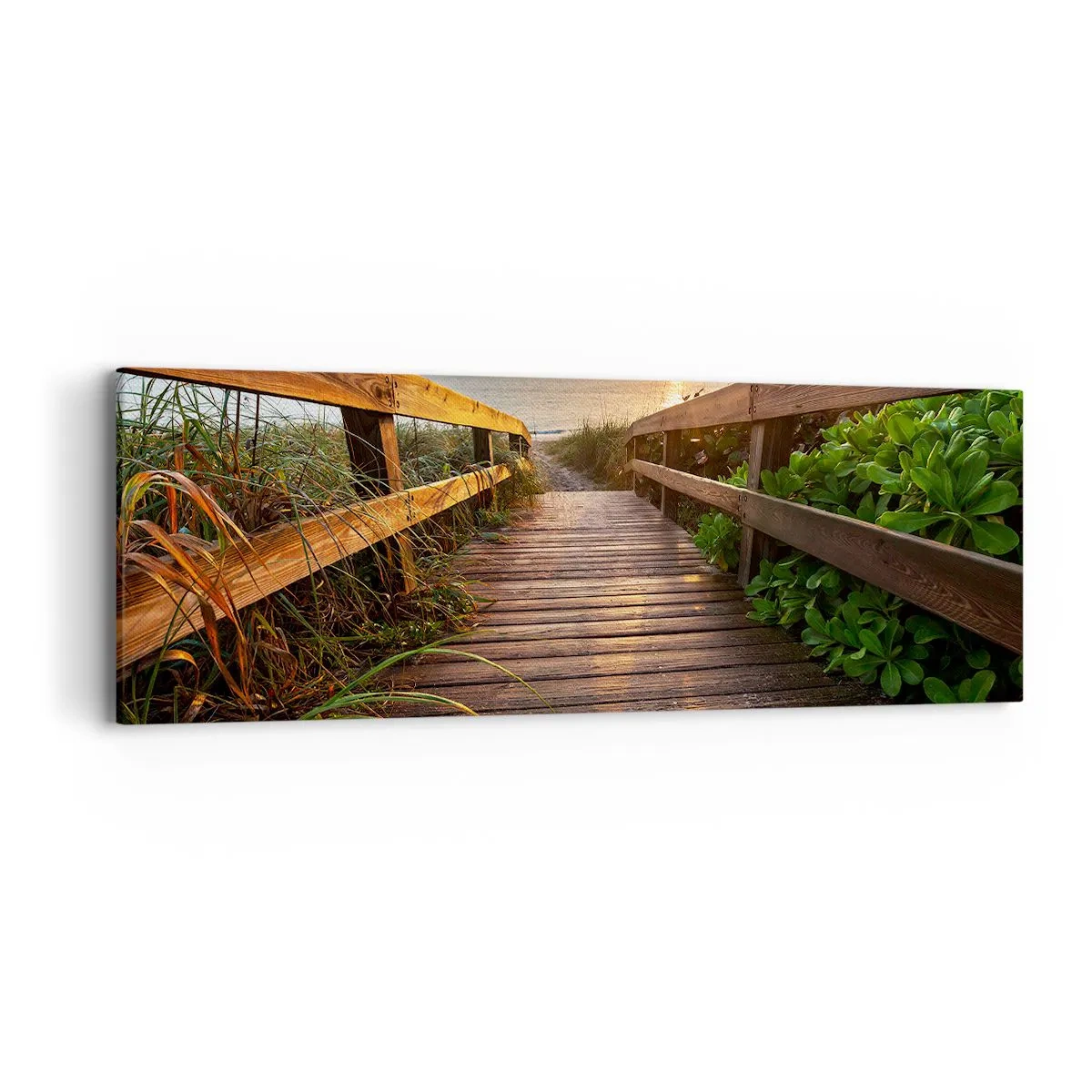 Quadro em tela - Direto para a costa - 90x30 cm