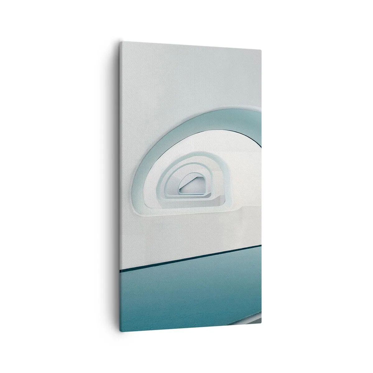 Quadro em tela - Para o fundo do azul - 55x100 cm