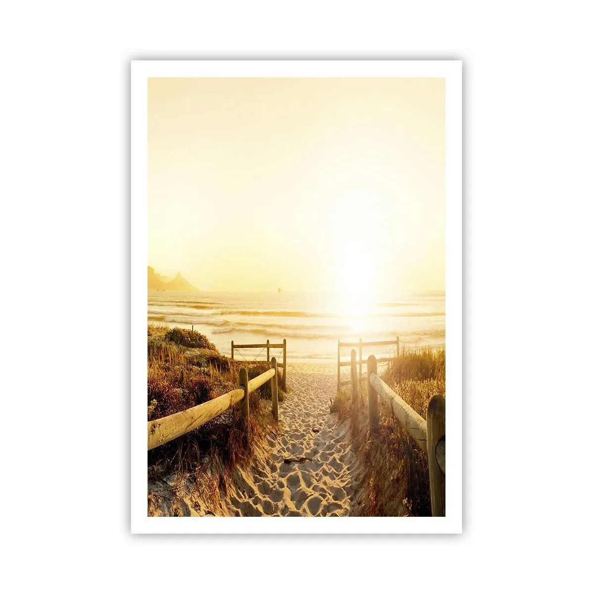 Pôster - Pelaa duna, em direção ao sol - 70x100 cm