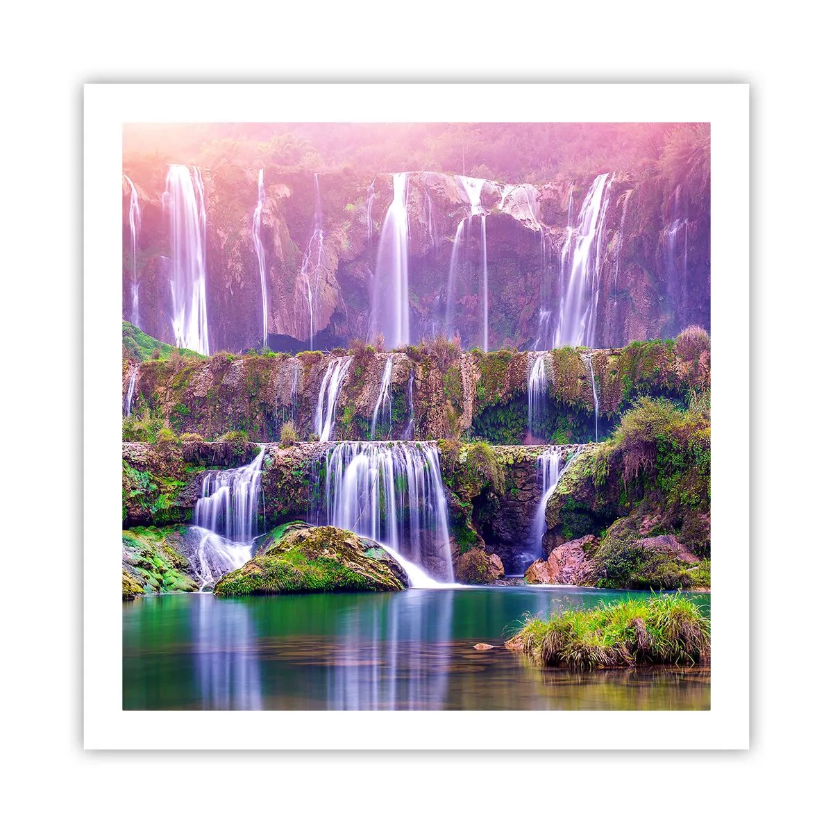 Pôster - Escadas para o céu - 60x60 cm