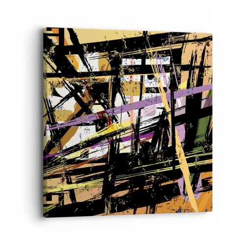 Quadro em tela - Corte afiado - 30x30 cm