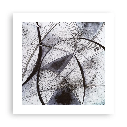 Pôster - Fantasia futurista - 40x40 cm