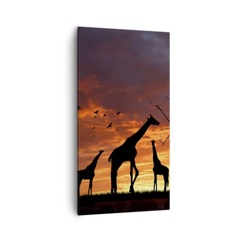 Quadro em tela - Um pequeno jantar com seus entes queridos - 55x100 cm