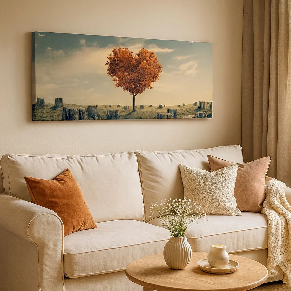 Quadro em tela - Ainda há esperança - 100x40 cm