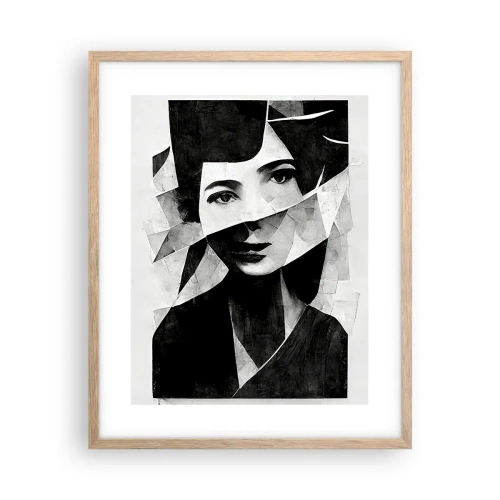 Pôster com moldura de carvalho claro - O que és de verdade... - 40x50 cm