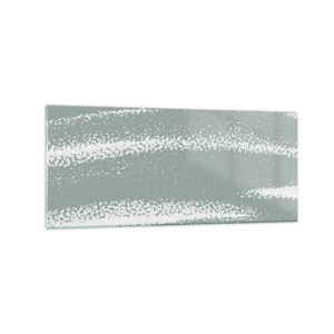 Quadro em vidro - Abstração em um clima de inverno - 120x50 cm