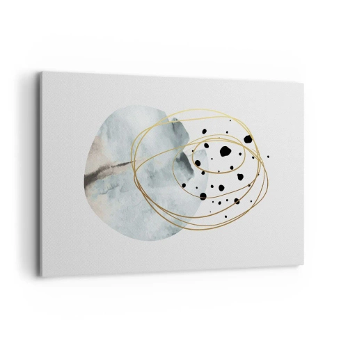 Quadro em tela - No abraço ao espaço - 120x80 cm