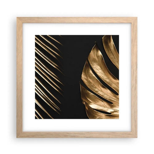 Pôster com moldura de carvalho claro - Diferentes e igualmente caros - 30x30 cm