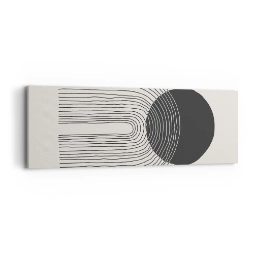 Quadro em tela - Tremores e confiança - 90x30 cm