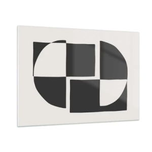 Quadro em vidro - Antítese – síntese - 100x70 cm