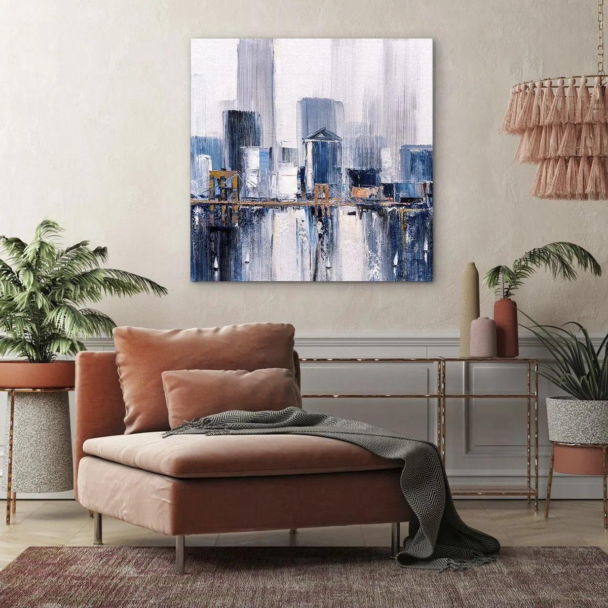 Quadro em tela - Impressão de Nova York - 70x70 cm