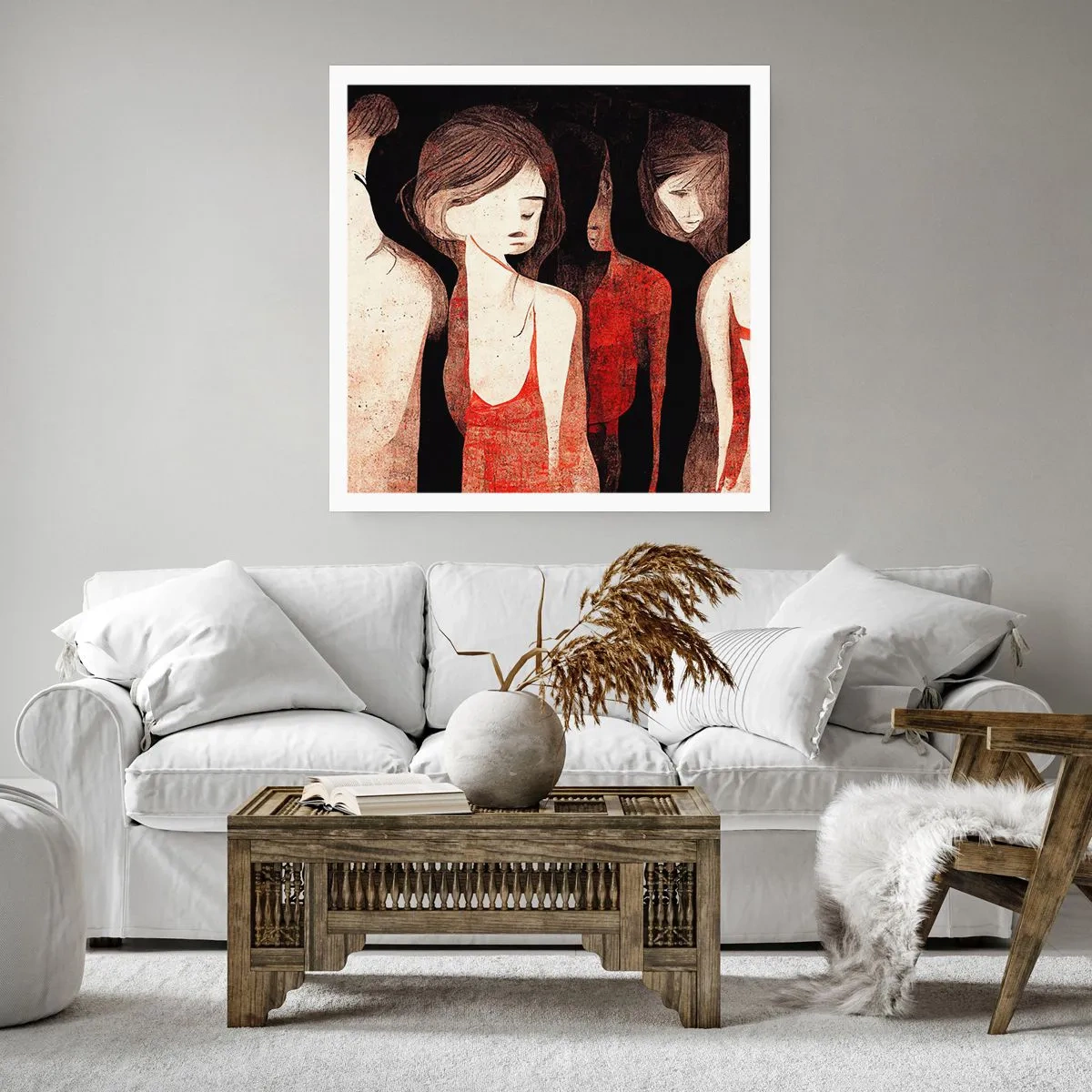 Pôster - Madonas das trevas - 40x40 cm