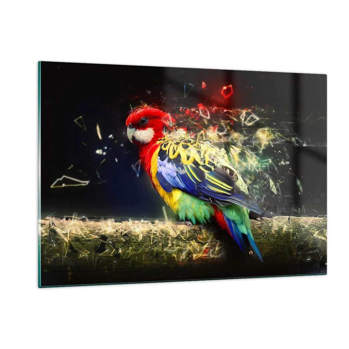 Quadro em vidro - O mensageiro do Brilho - 120x80 cm