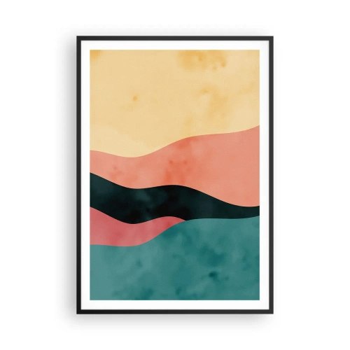 Pôster com moldura preta - Incompatibilidade compatível - 70x100 cm