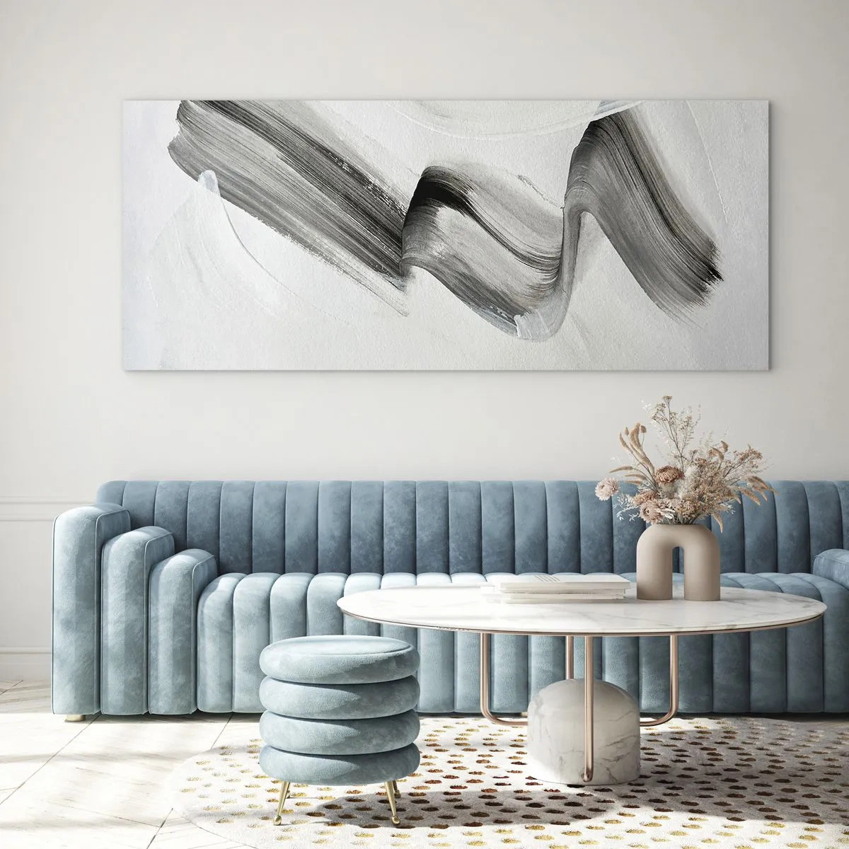 Quadro em vidro - Casualmente para se divertir - 100x40 cm