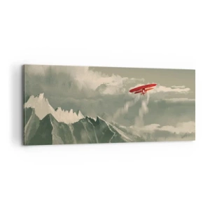 Quadro em tela - O pioneiro destemido - 100x40 cm