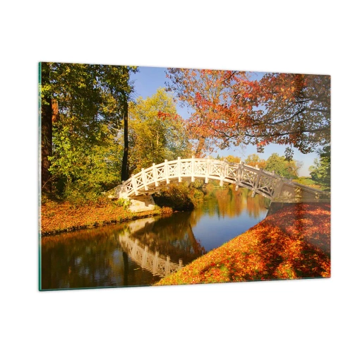 Quadro em vidro - Na ponte branca dos suspiros - 120x80 cm