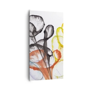 Quadro em tela - Flores com alma - 65x120 cm