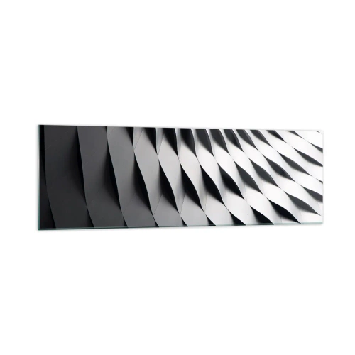 Quadro em vidro - Na superfície das ondas - 160x50 cm