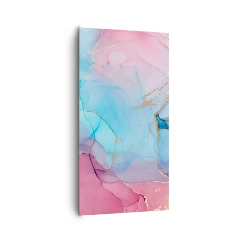 Quadro em tela - Encontro e difusão - 65x120 cm