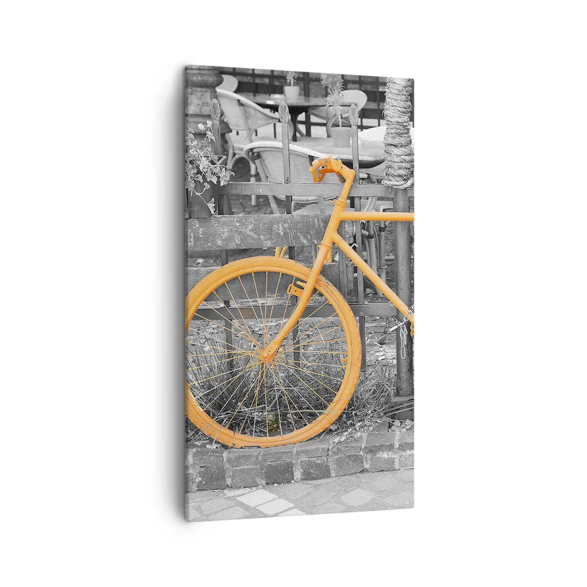 Quadro em tela - Vá, vou esperar aqui - 45x80 cm