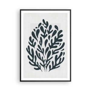 Pôster com moldura preta - Formas da natureza - 70x100 cm
