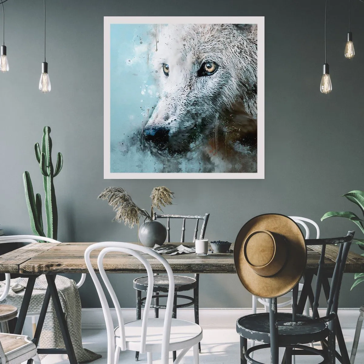 Pôster - Conheça a alma do lobo - 50x50 cm