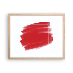 Pôster com moldura de carvalho claro - Fora do quadro - 50x40 cm