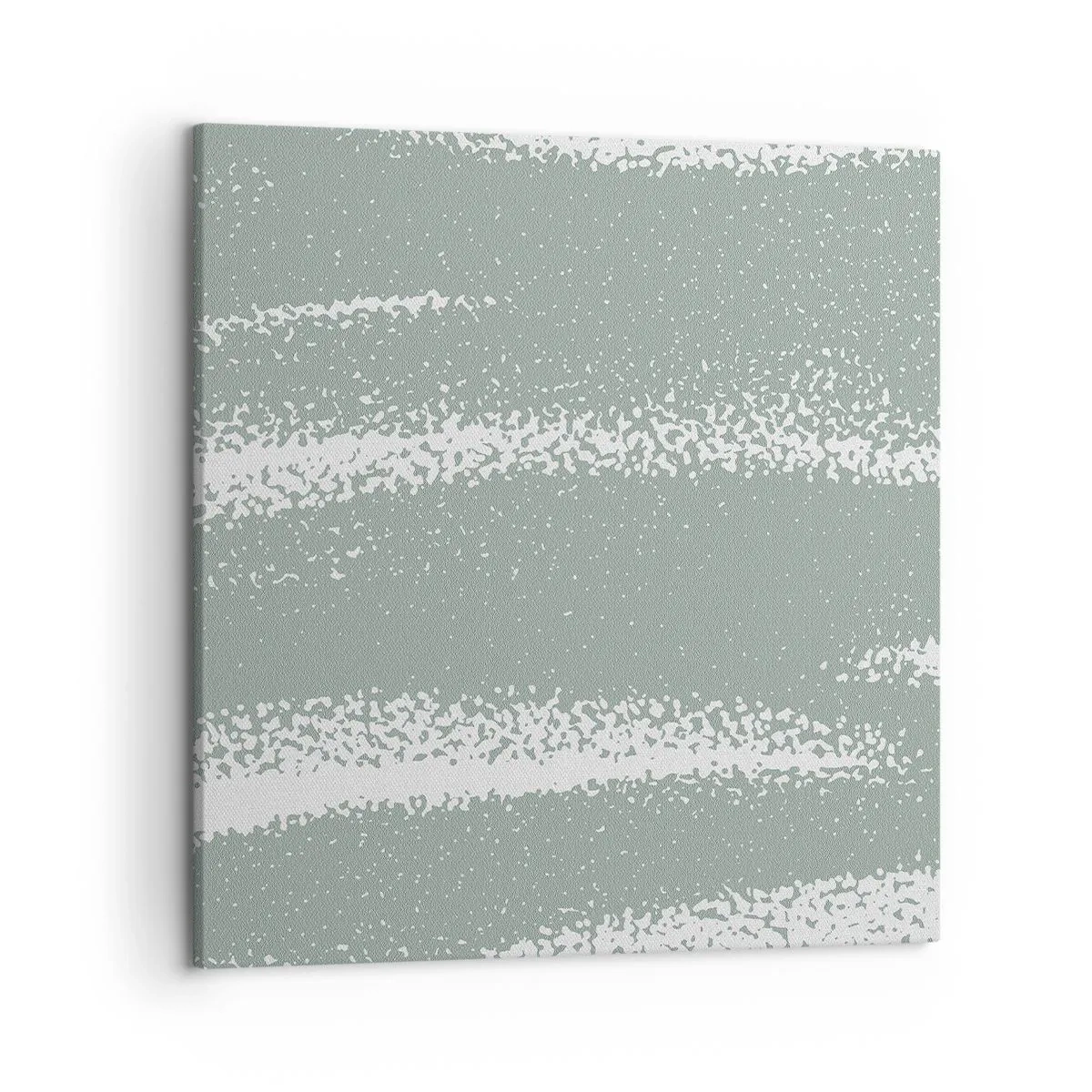 Quadro em tela - Abstração em um clima de inverno - 50x50 cm