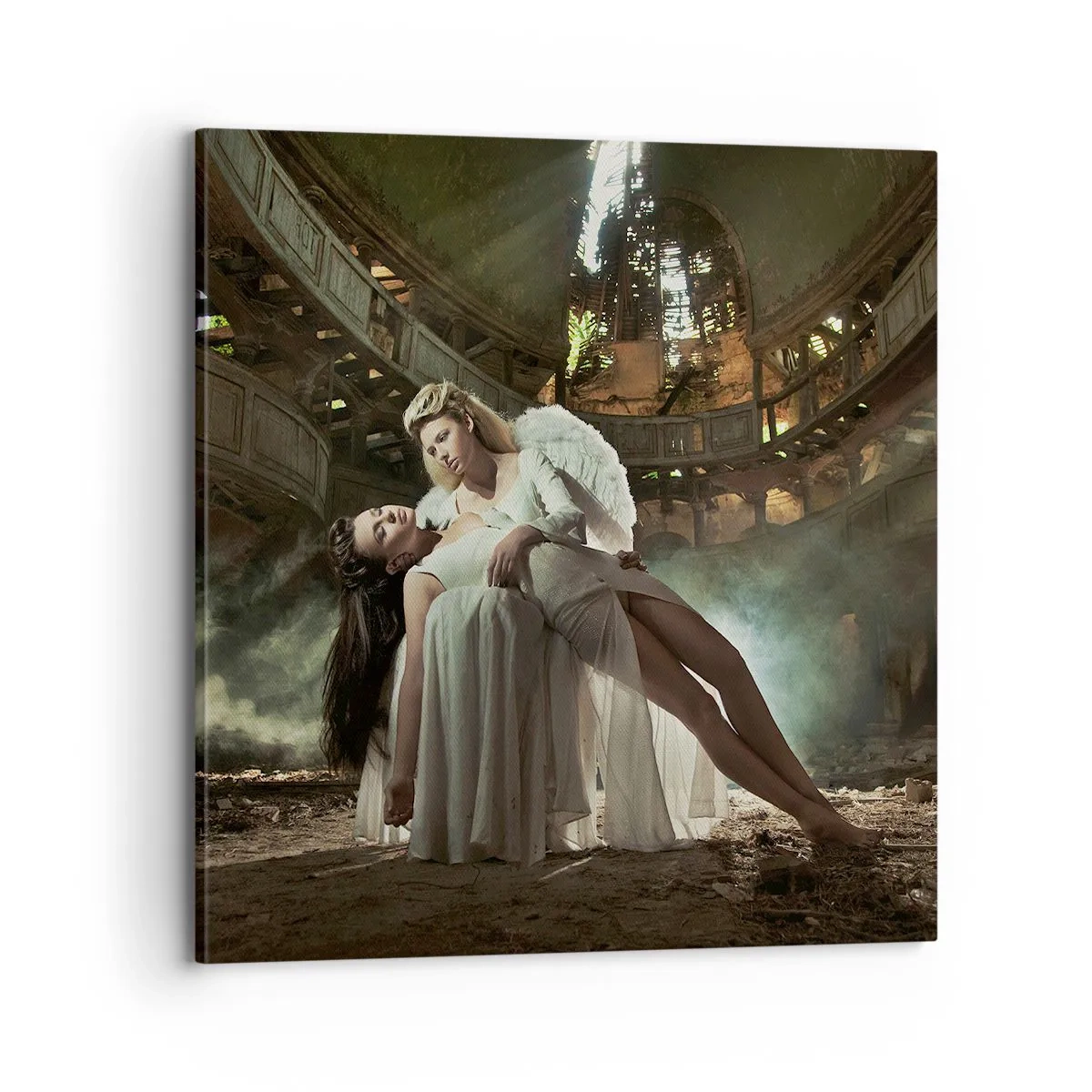 Quadro em tela - O espírito do teatro antigo - 70x70 cm